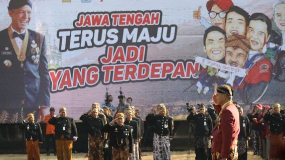 Ganjar Delivers Historical Bullets In Central Java Province At Central Java's 78th Anniversary Ceremony