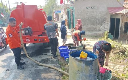 Lebak Banten Kekeringan, BPBD Mulai Salurkan Air Bersih di 3 Desa