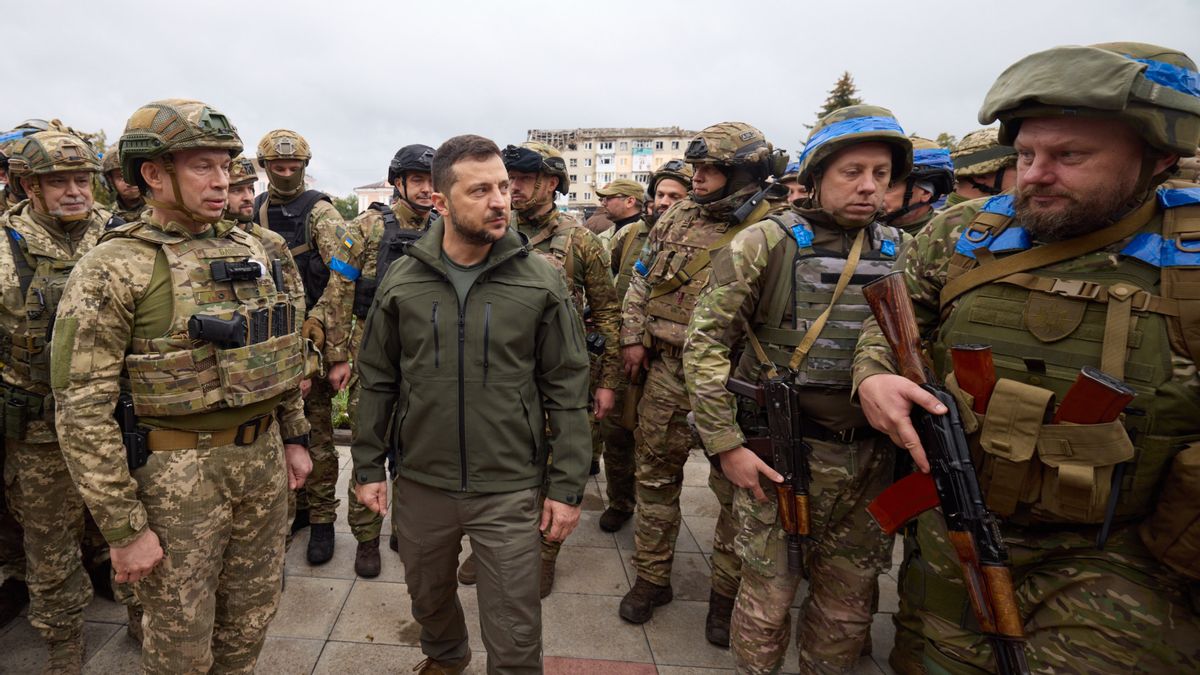 Pasukan Ukraina Terus Bergerak Maju di Wilayah Timur, Presiden Zelensky: Para Penjajah Jelas Panik