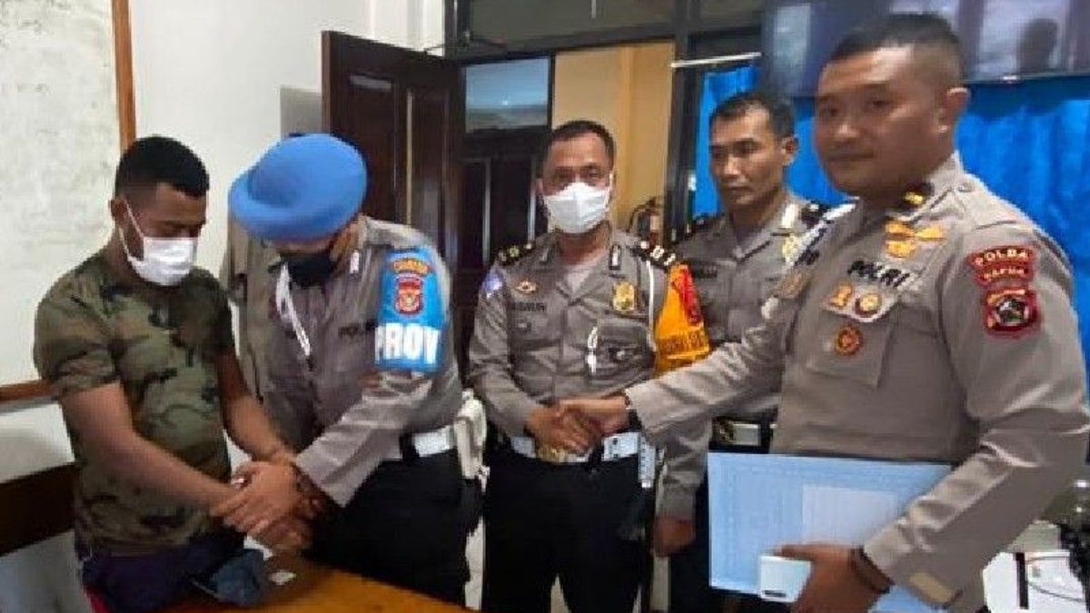 Drunk Papuan Police Member Then Hits DKP Officer And 3 Jayapura Residents Arrested