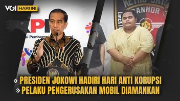 VIDEO VOI Hari Ini: Presiden Jokowi Hadiri Hari Anti Korupsi dan Polda Amankan Pelaku Pengerusakan Mobil