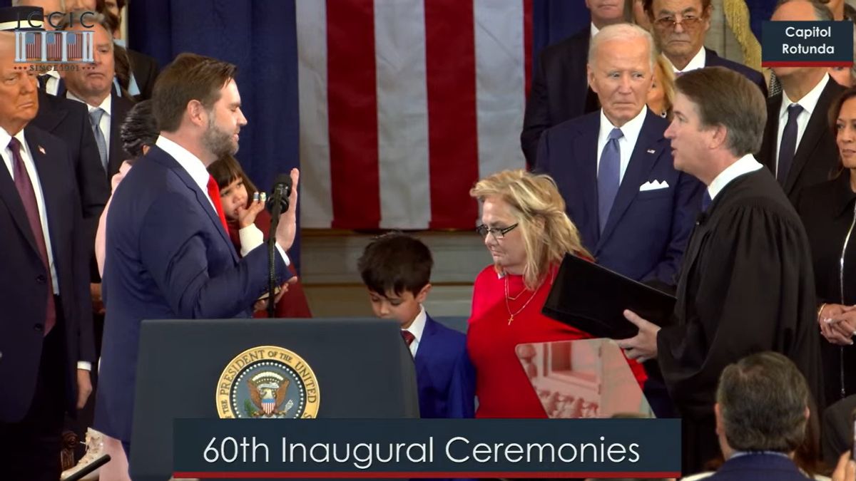 JD Vance Officially As Vice President Of The United States