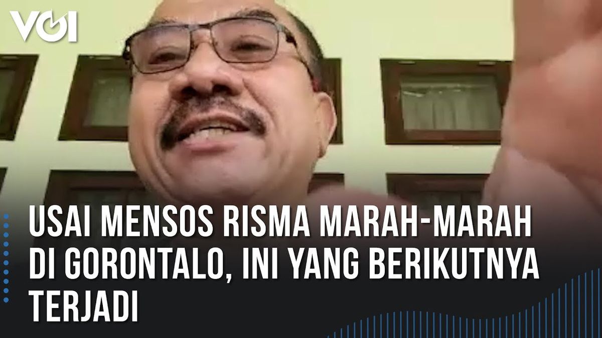 VIDEO: This Is What The Head Of Social Affairs Of Gorontalo Province Said After Minister Risma Got Angry