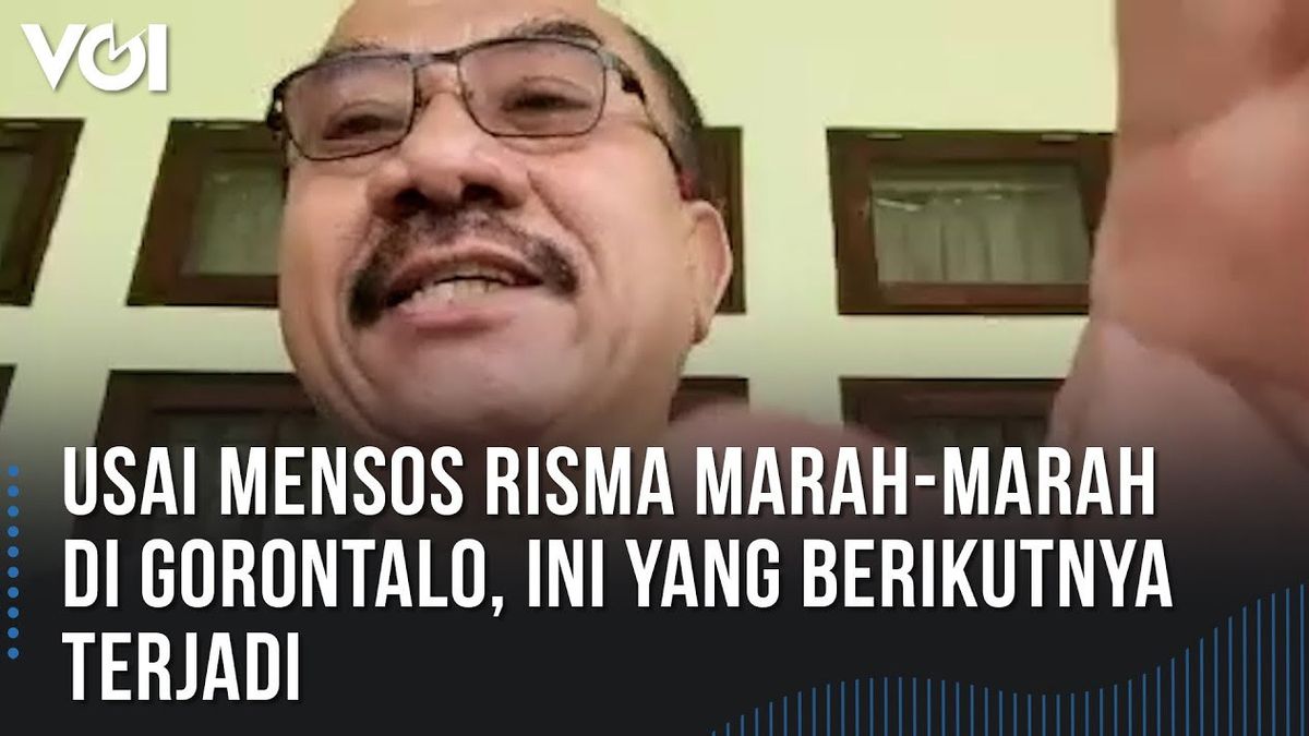 VIDÉO : Voici Ce Qu’a Dit Le Conseil Social De La Province De Gorontalo Après La Grogne Du Ministre Risma