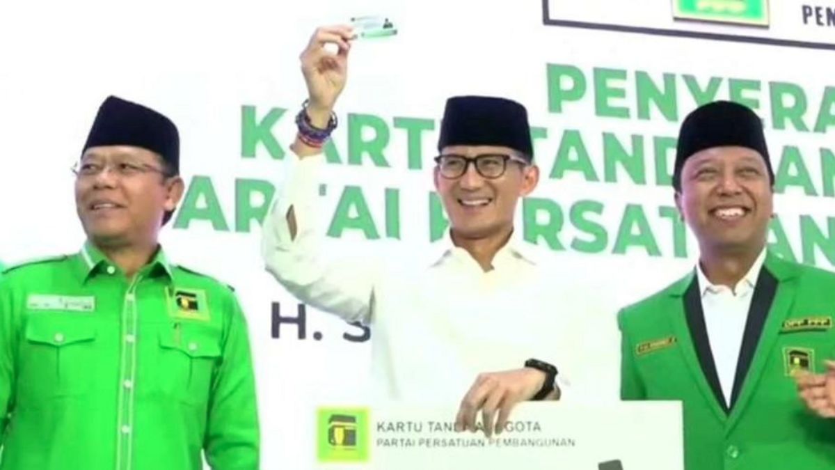 Sandiaga Uno Offered The Position Of Chairman Of Bappilu PPP