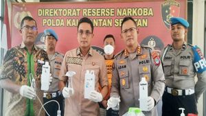 South Kalimantan Police Dismantle Home Industry For Drug Production, Can Be 200 Grams Of Crystal Methamphetamine A Day