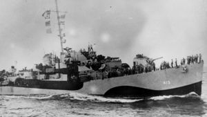 Kapal Perang AS Sammy B yang Tenggalam Oktober 1944 Ditemukan di Kedalaman 6.895 Meter di Laut Filipina