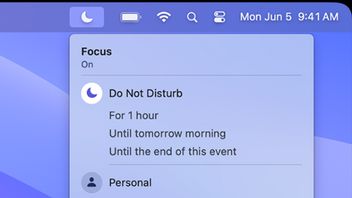 以下是如何在 Mac 上一小时或永久关闭通知
