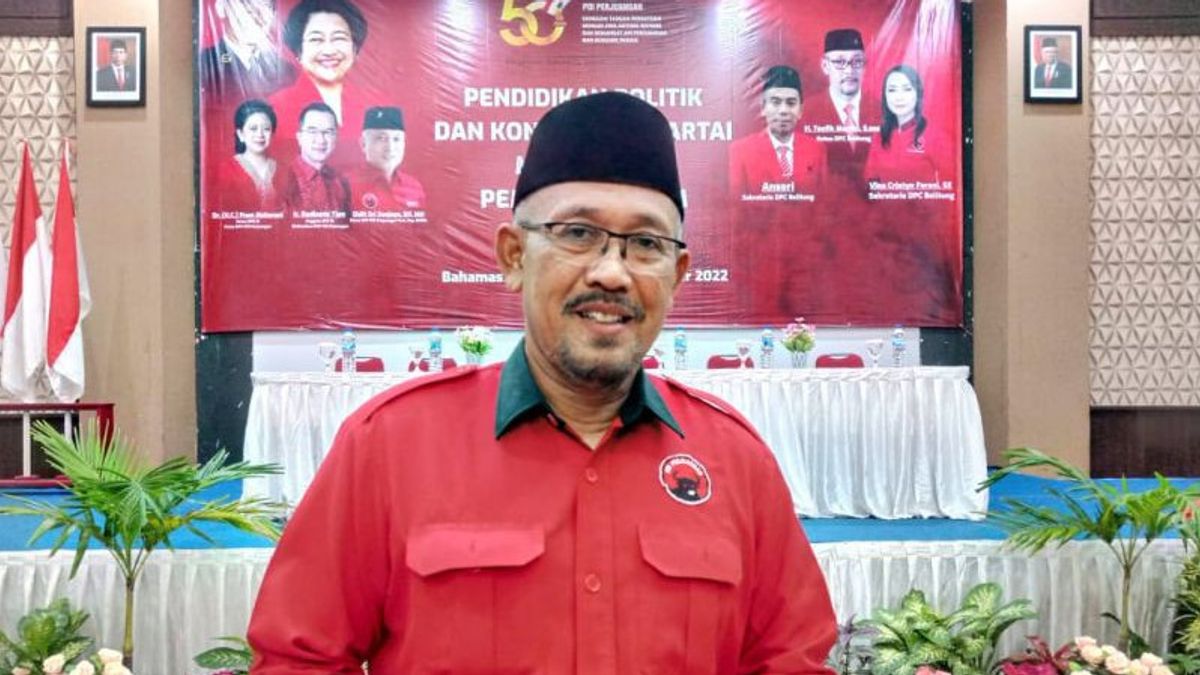PDIP Belitung Is More Optimistic In The 2024 General Election, Targets Eight Chairs In The DPRD