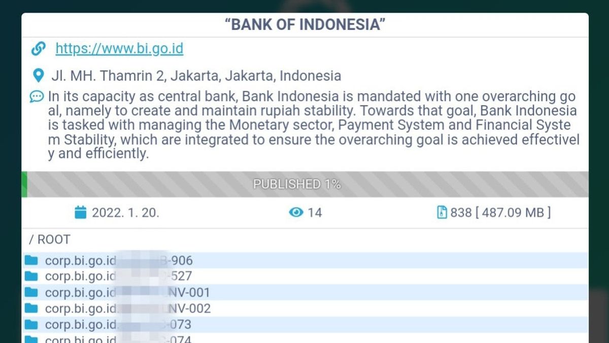 Diserang Kelompok Ransomware Paling Ganas, Bank Indonesia Berhasil Pulih