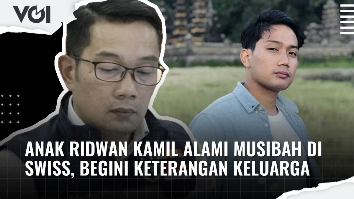 VIDEO: Ridwan Kamil's Child Experienced Disaster In Switzerland, Here's What The Family Says