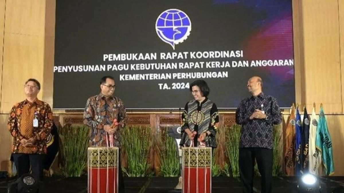 Sri Mulyani Advertises The Priority Of Budget Plans At The National Coordination Meeting Of The Ministry Of Transportation