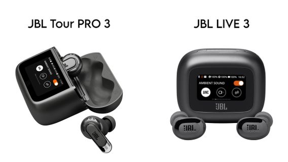 JBL推出了JBL Tour PRO 3和JBL Live 3,TWS配有触摸屏外壳