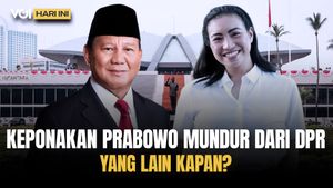VOI Hari Ini: Keponakan Prabowo, Rahayu Saraswati Mundur dari DPR, Warganet Desak Puan Ikut Mundur 