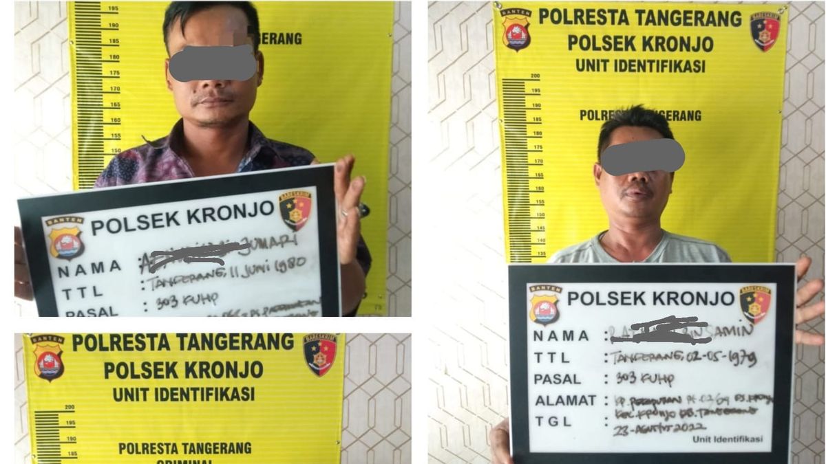 Police Raid Pakong Gambling Practice In Kronjo, Three Perpetrators Arrested