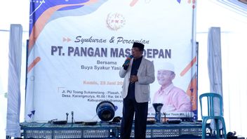 在Kandang Haur Indramayu开设了一家精致的大米厂，PT Pangan Masa Depan邀请孤儿