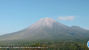 Gunung Semeru Mengalami Gempa Erupsi, Status Masih Siaga