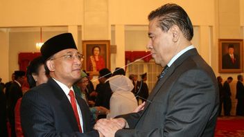Presiden Susilo Bambang Yudhoyono Lantik Muladi Sebagai Gubernur Lemhanas, 6 September 2005