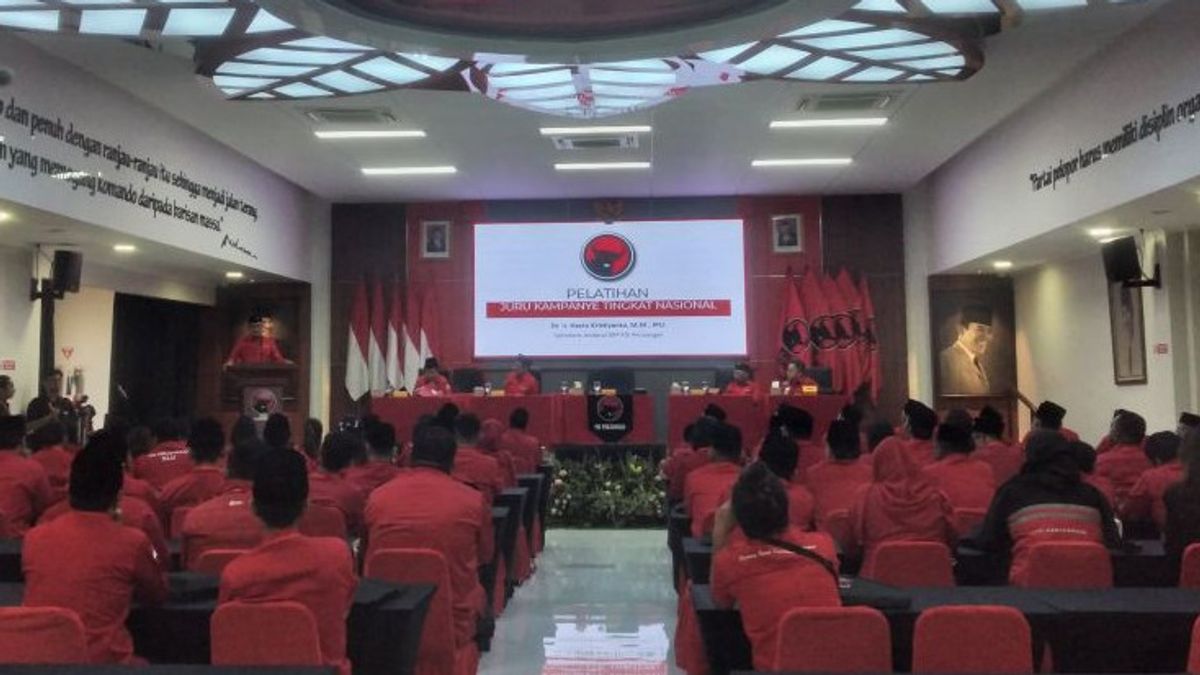 Jelang Menghadapi Pemilu 2024, PDIP Latih Juru Kampanye Tingkat Nasional