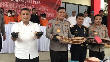 Polda Kepri Tangkap 5 Pemodal Penambangan Timah Ilegal