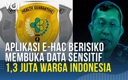 VIDEO: Ada Dugaan Kebocoran Data e-HAC, Begini Jawaban Kemenkes