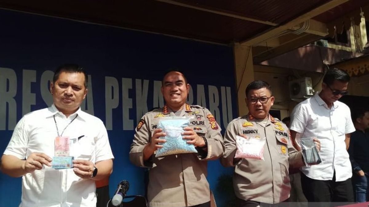 Police Thwart Circulation Of 8 Thousand Ecstasy Points In Pekanbaru