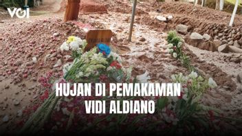 Hujan di Pemakaman Vidi Aldiano, Semua Kehilangan Sosok yang Ramah
