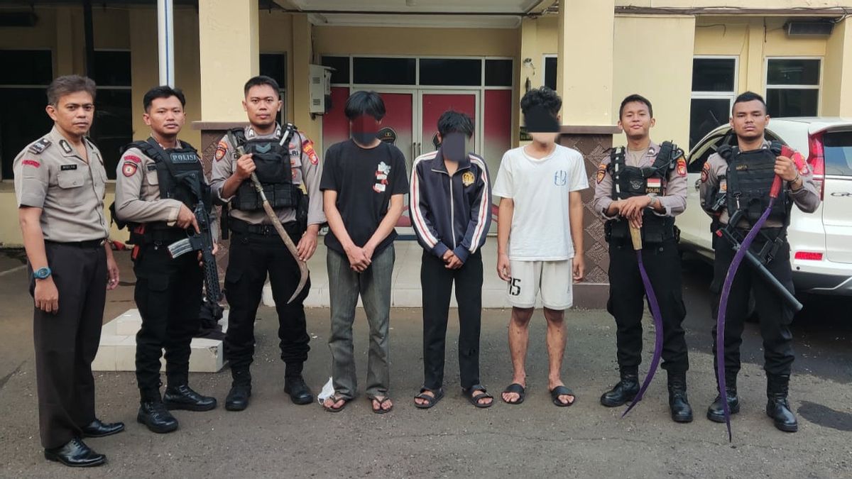 Arrest 3 Brawlers In Mampang, Two Members Of The South Jakarta Police Injured