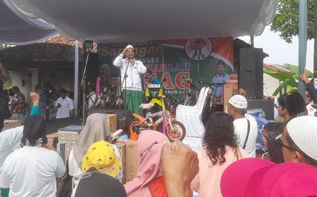 Konsolidasi Dukungan untuk Ganjar Pranowo - Mahfud MD, Relawan SAG Gelar Jalan Sehat di Sleman Yogyakarta