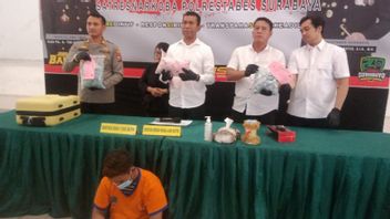 Surabaya Police Arrest Youth Save 12,600 Ecstasy Pills Worth IDR 33 Billion