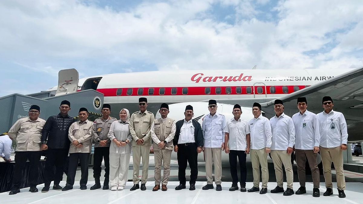 Garuda Indonesia's Hajj Ritual Aircraft Returns to Seulawah History Track in Aceh