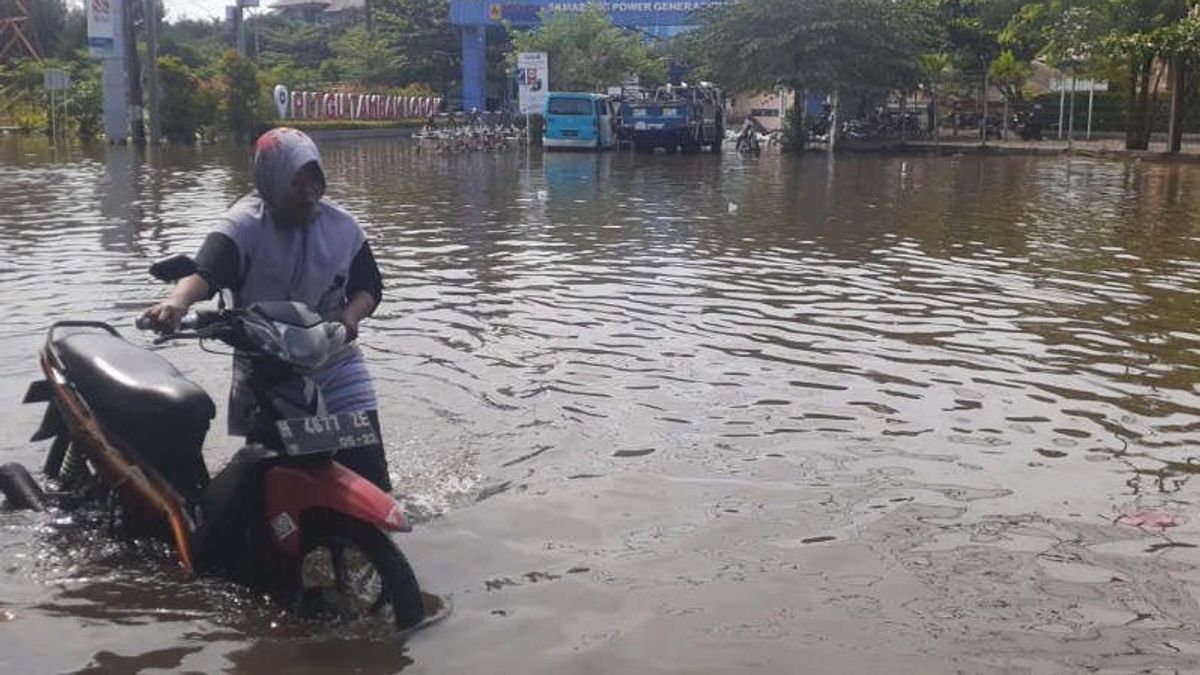 Panjang Tanggul Laut yang Jebol di Pelabuhan Tanjung Emas Semarang Capai 20 Meter 