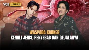 VOI 오늘 : 암에주의하십시오! 카르미아 탄주는 유방암으로 사망, 비디 알디아노 신장암