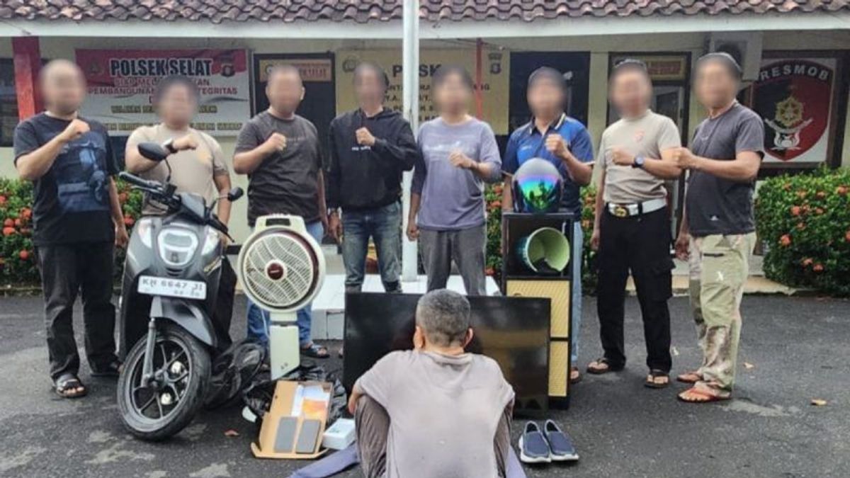 在中加里曼丹被捕的银行Garong客户的居民,Amati BRI办公室寻找受害者