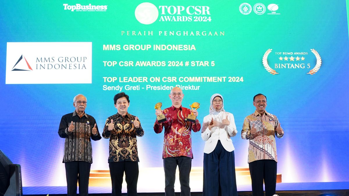 MMS Group Indonesia remporte le top CSR prix pour cette catégorie