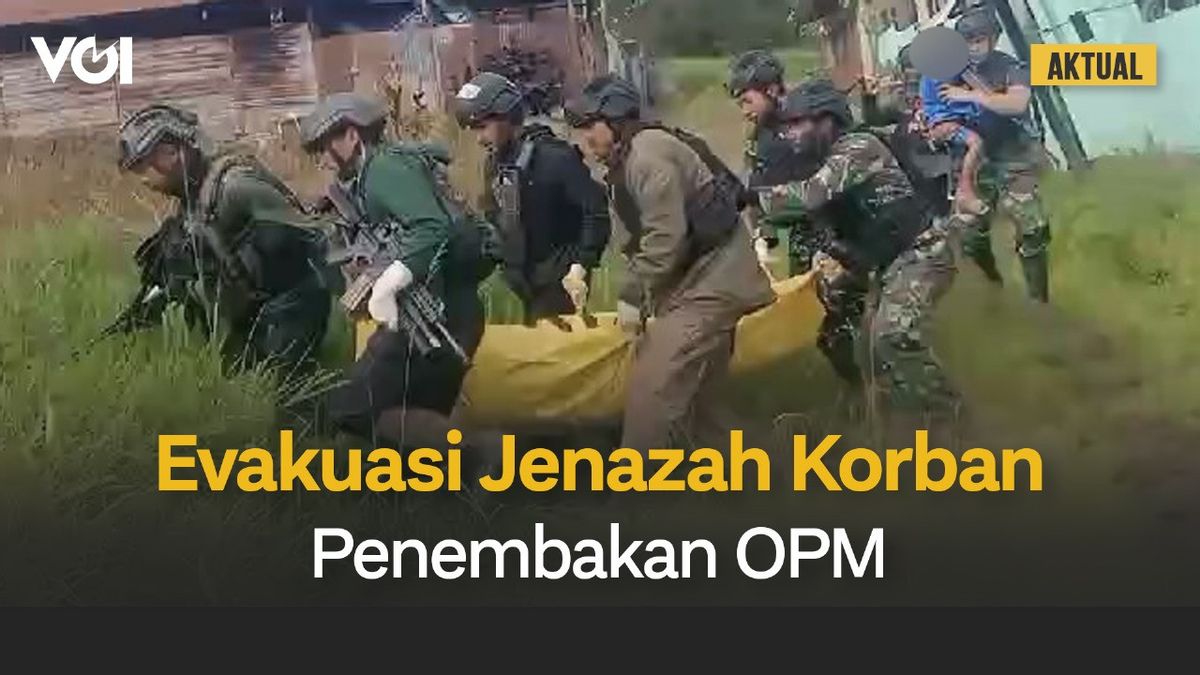 VIDEO: Detik-Detik Evakuasi Jenazah Korban Penembakan OPM