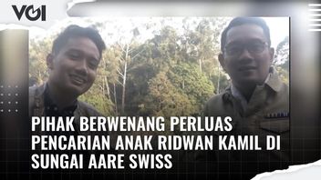 VIDEO: Pihak Berwenang Perluas Pencarian Anak Ridwan Kamil di Sungai Aare Swiss