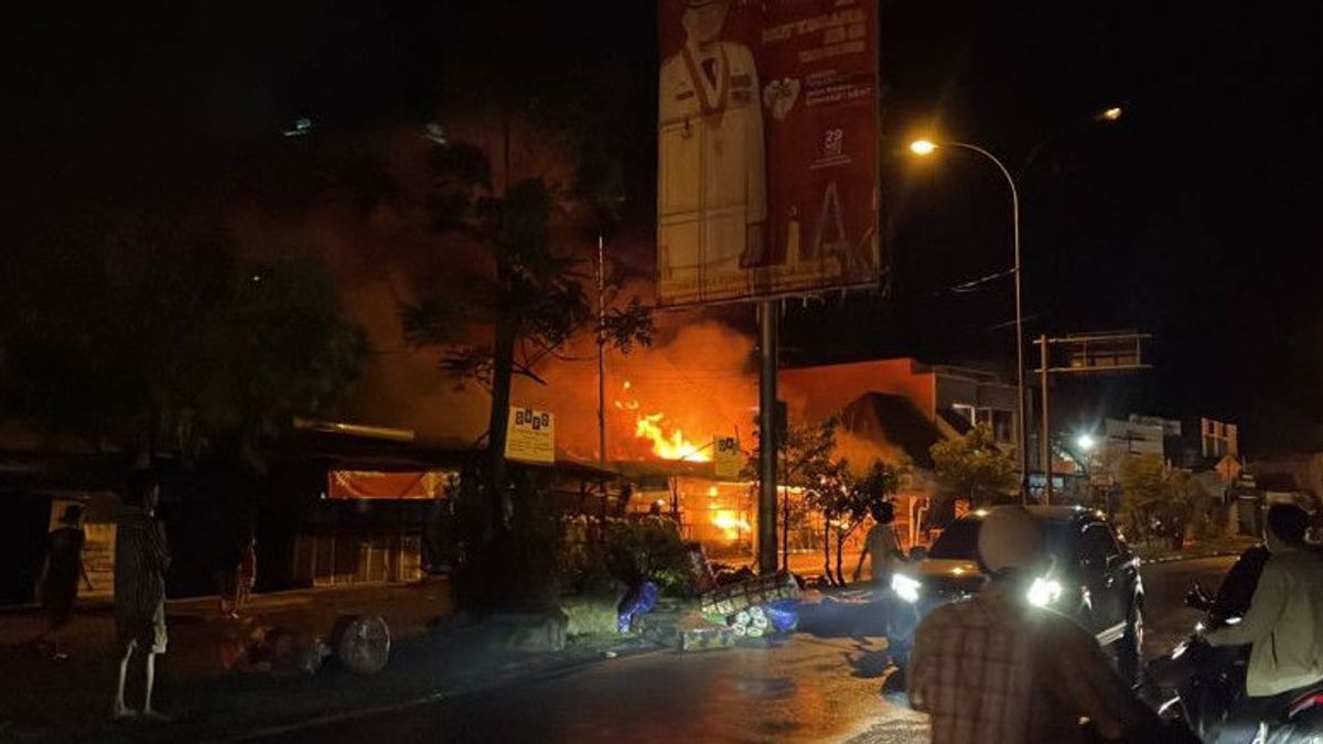 5 Shops And 2 Houses In Lubuk Begalung Padang Ludes Burnt