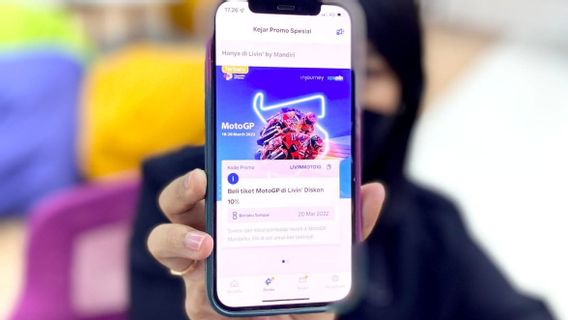 تم تنزيل تطبيق Livin' By Mandiri أكثر من 20 مليون في عام 2022