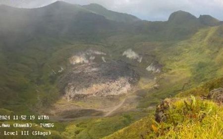 Gunung Awu Sulut Waspada, Warga Diminta Menjauh 4 Km dari Kawah