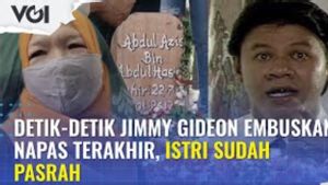 VIDEO: Detik-Detik Jimmy Gideon Embuskan Napas Terakhir, Istri Sudah Pasrah