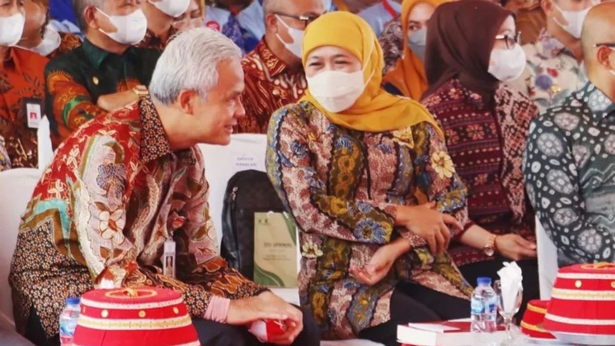 Muda-Mudi Curhat Jodoh Antar Provinsi Jateng dan Jatim, Ganjar Pranowo dan Khofifah Carikan Solusi