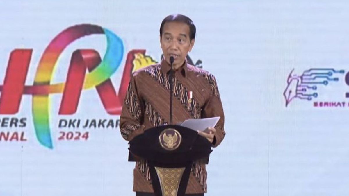 佐科威·乌卡普(Jokowi Ucap)向2024年大选控制新闻界表示感谢:讲述事实,而不是冒充