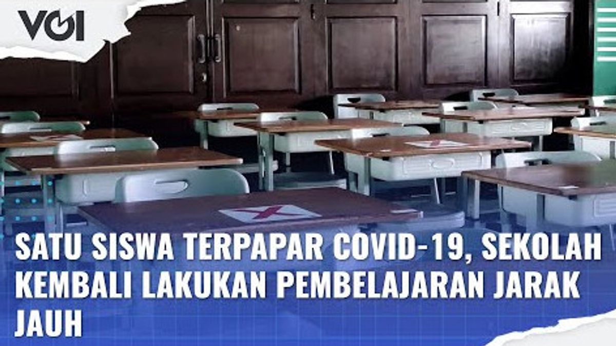 ビデオ:Covid-19、SMPN 252に暴露された1人の学生が一時的に閉鎖されました