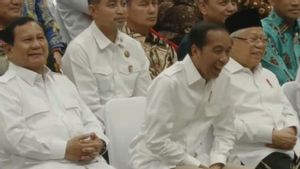 Jokowi Senang dan Gembira Hadir Perdana Acara Internal Gerindra