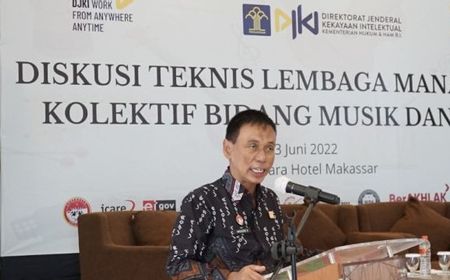 Direktur Hak Cipta Bahas Permenkumham Royalti Lagu dan Musik