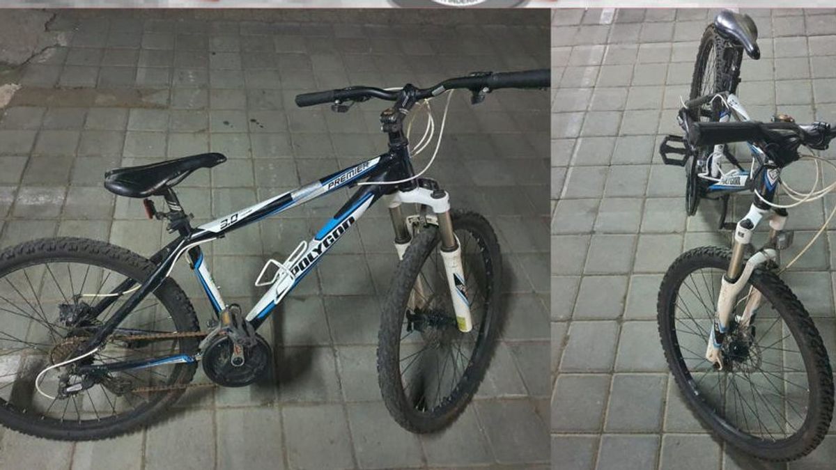 مجرد شهر خال من السجن، رجل في دنباسار يسرق الدراجة