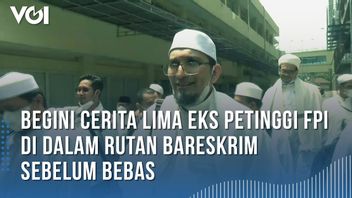 VIDEO: Begini Cerita Lima Eks Petinggi FPI di Dalam Rutan Bareskrim Sebelum Bebas