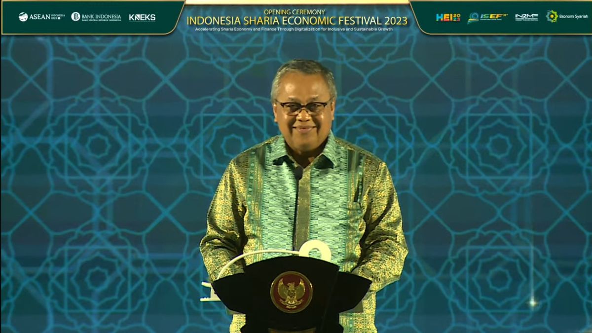 ISEF 2023年开幕式,BI老板表示印度尼西亚将成为世界伊斯兰金融经济中心