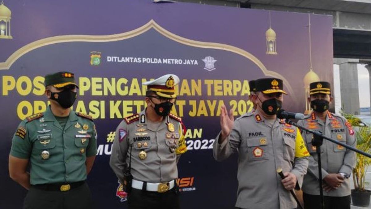 Inspector General Fadil Said, 3.6 Million People Have Left Jakarta